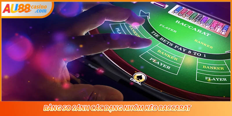 Bảng so sánh các dạng nhóm kéo baccarat